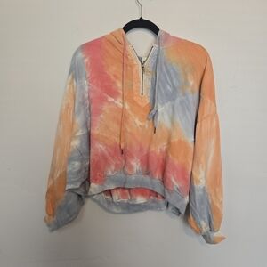 PINK Victoria's Secret Pastel Tie-Dye Hoodie